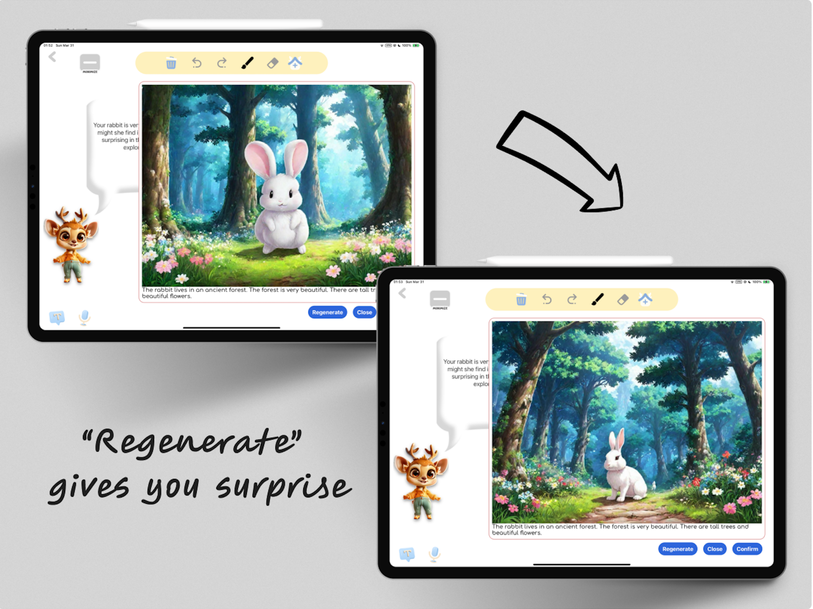 Imaginova image regeneration explanation